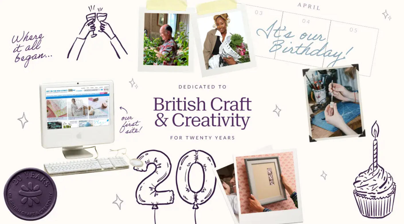 Not On The High Street 20 years celebration – British craft and creativity