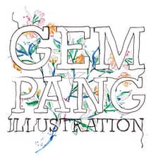 Gem Pang Illustration logo