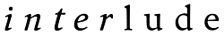 INTERLUDE CANDLES logo