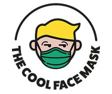 The cool face Mask logo